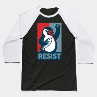 Penguin Resist - Anti Tariffs Baseball T-Shirt